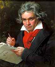 Людвиг ван Бетховен. Портрет 1820 года. Автор Йозеф Карл Штилер